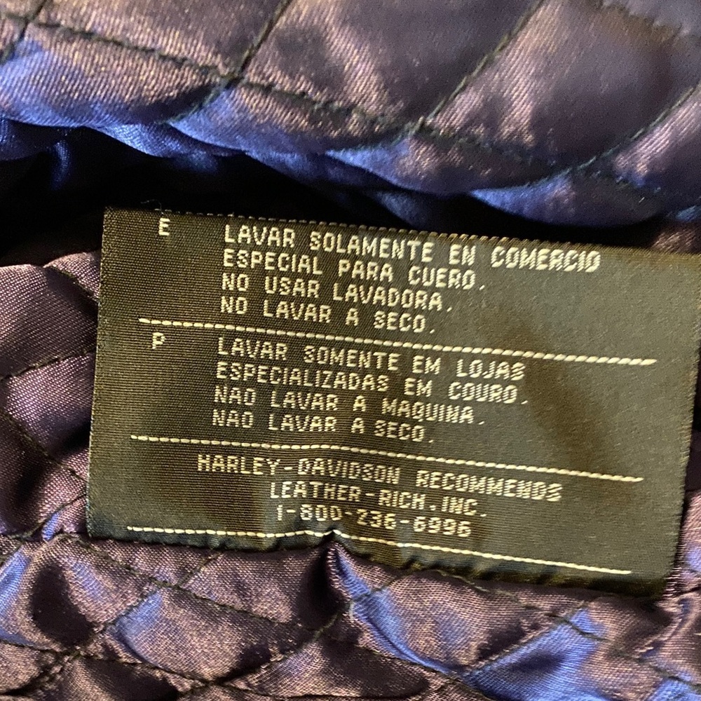 Harley-Davison motor clothes An American Legend leather jacket - Picture 10 of 16